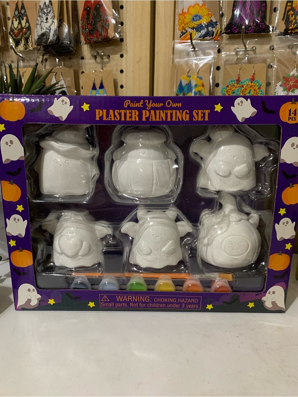 Plaster Painting Set for Kids - White Figures - Paint Your Own